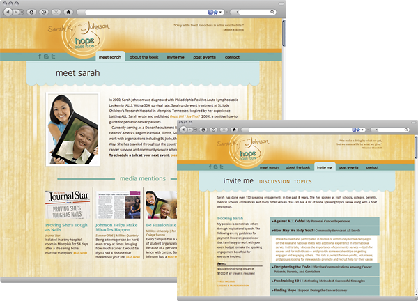 SarahKJohnson.com Website