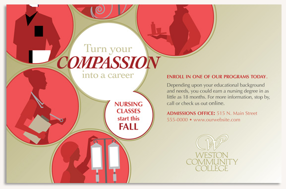 Nursing School Ad Template